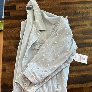 Arula Pearl Denim Jacket